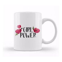 Baskı Dükkanı Girl Power Inspiration Positive Girly Quote Artwork Kupa Bardak