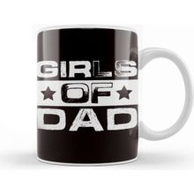 Baskı Dükkanı Girls Of Dad Daughter Papa Father Daddy Stepdad Family Poppa Kupa Bardak