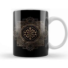 Baskı Dükkanı Golden Sri Yantra Sri Chakra Kupa