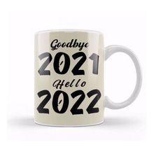 Baskı Dükkanı Goodbye 2021 Hello 2022 Kupa