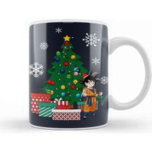 Baskı Dükkanı Goten Around The Christmas Tree Dragonball Z Kupa