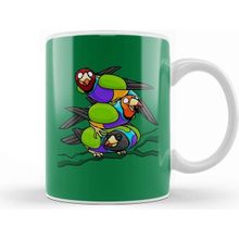 Baskı Dükkanı Gouldian Finches Tower Kupa