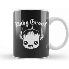 Baskı Dükkanı Guardians of The Galaxy Baby Groot Motorhead Kupa