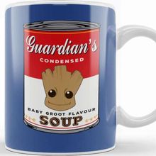 Baskı Dükkanı Guardians of The Galaxy Baby Groot Soup Warhol Kupa