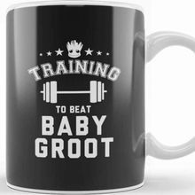 Baskı Dükkanı Guardians of The Galaxy Training To Beat Baby Groot Kupa