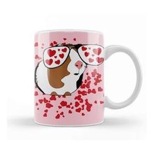 Baskı Dükkanı Guinea Pig Lover Valentine With Big Heart Kupa