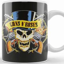Baskı Dükkanı Gunsn Roses Skull Logo Kupa
