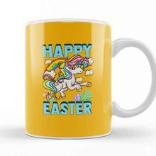 Baskı Dükkanı Happy Easter Unicorn Egg Hunt Kupa