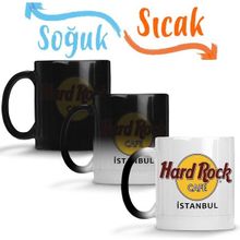 Baskı Dükkanı Hard Rock Cafe İstanbul Sihirli Porselen Kupa