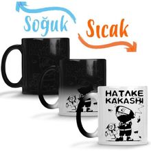 Baskı Dükkanı Hatake Kakashi Naruto Anime Sihirli Porselen Kupa