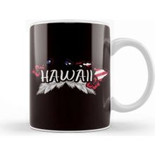 Baskı Dükkanı Hawaii Hibiscus Island Ocean Summer Aloha Vacation Traveler Kupa