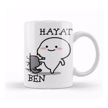 Baskı Dükkanı Hayat Beni Sıktı Komik Kupa