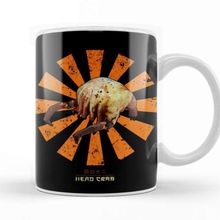 Baskı Dükkanı Head Crab Retro Japanese Half Life Kupa