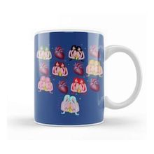 Baskı Dükkanı Heart Zodiac Symbols Sticke Kupa