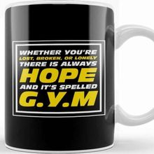 Baskı Dükkanı Hope Is Spelled Gym Kupa