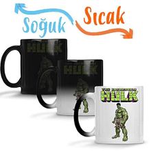 Baskı Dükkanı Hulk 01 Sihirli Porselen Kupa