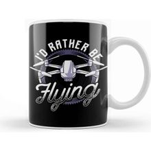 Baskı Dükkanı I D Rather Be Flying Drone Pilot Hobby Droning Kupa