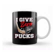 Baskı Dükkanı I Give Zero Pucks Ice Hockey Players Sarcastic Pun Kupa
