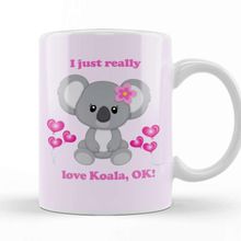 Baskı Dükkanı I Love Koala Kupa