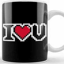 Baskı Dükkanı I Love You Video Game Heart Kupa