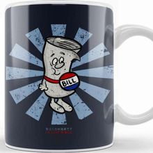 Baskı Dükkanı Im Just A Bill Retro Japanese Schoolhouse Rock Beyaz Porselen Kupa Bardak