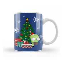Baskı Dükkanı Invader Zim Gir Around The Christmas Tree Kupa