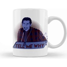 Baskı Dükkanı Jake Peralta Tell Me Why Brooklyn 99 Kupa Beyaz