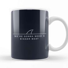 Baskı Dükkanı Jaws Boat Quote Minimal Porselen Beyaz Kupa Bardak