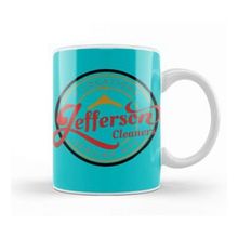 Baskı Dükkanı Jefferson Cleaners Porselen Beyaz Kupa Bardak