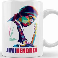 Baskı Dükkanı Jimi Hendrix Pop Art Kupa Bardak