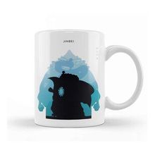 Baskı Dükkanı Jinbei One Piece In Silhouette Porselen Beyaz Kupa Bardak