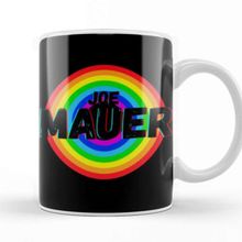 Baskı Dükkanı Joe Mauer Baseball Gifts Vintage Retro Rainbow For Boys And Dad Porselen Beyaz Kupa Bardak