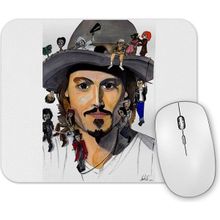 Baskı Dükkanı Johnny Depp No Back Mouse Pad