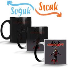 Baskı Dükkanı Kamen Rider Kiva 2 Sihirli Porselen Kupa