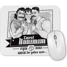 Baskı Dükkanı Kardeş Payı Emret Hanımım Mouse Pad