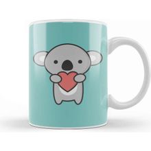 Baskı Dükkanı Kawaii Cute Koala With Heart 01 Kupa