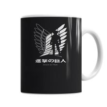 Baskı Dükkanı KB10005 Attack On Titan Porselen Kupa Bardak