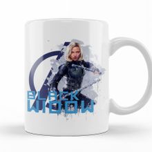 Baskı Dükkanı KB10045 Avengers Black Widow Porselen Kupa Bardak