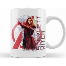 Baskı Dükkanı KB10056 Avengers Scarlett Witch Porselen Kupa Bardak