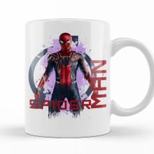 Baskı Dükkanı KB10057 Avengers Spider Man Porselen Kupa Bardak