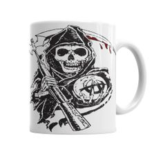 Baskı Dükkanı KB1014 Sons Of Anarchy Reaper Porselen Kupa Bardak