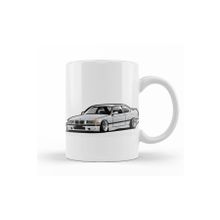 Baskı Dükkanı KB10168 Bmw Stanced Out E36 Gray Porselen Kupa Bardak