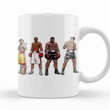 Baskı Dükkanı KB10183 Boxing Boxers Boks Porselen Kupa Bardak