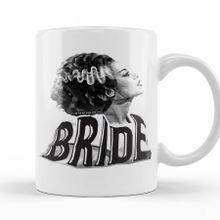 Baskı Dükkanı KB10190 Bride Of Frankenstein The Black White Bride Porselen Kupa Bardak