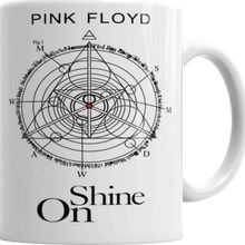 Baskı Dükkanı KB1027 Shine On You Crazy Diamond Porselen Kupa Bardak
