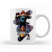 Baskı Dükkanı KB10357 Crash Bandicoot Badass Porselen Kupa Bardak