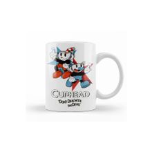 Baskı Dükkanı KB10371 Cuphead And Mugman Porselen Kupa Bardak