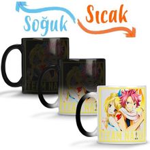 Baskı Dükkanı KB10541 Fairy Tail Natsu Lucy Team Nalu Anime Manga Porselen Kupa Bardak