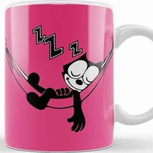 Baskı Dükkanı KB10553 Felix The Cat Hammock Porselen Kupa Bardak