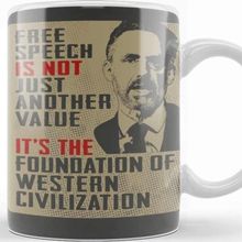 Baskı Dükkanı KB10601 Free Speech Famous Quote Jordan Peterson Porselen Kupa Bardak